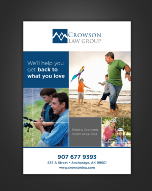 Design de Brochure par pivotaldesign.biz pour Crowson Law Group | Design : #8414897