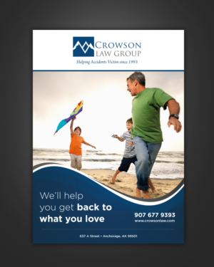 Design de Brochure par pivotaldesign.biz pour Crowson Law Group | Design : #8414901