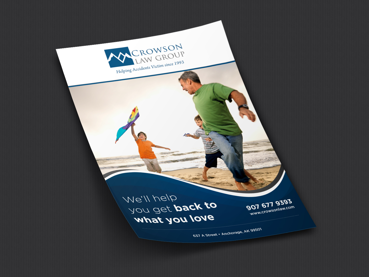 Brochure Design by pivotaldesign.biz for Crowson Law Group | Design #8414902