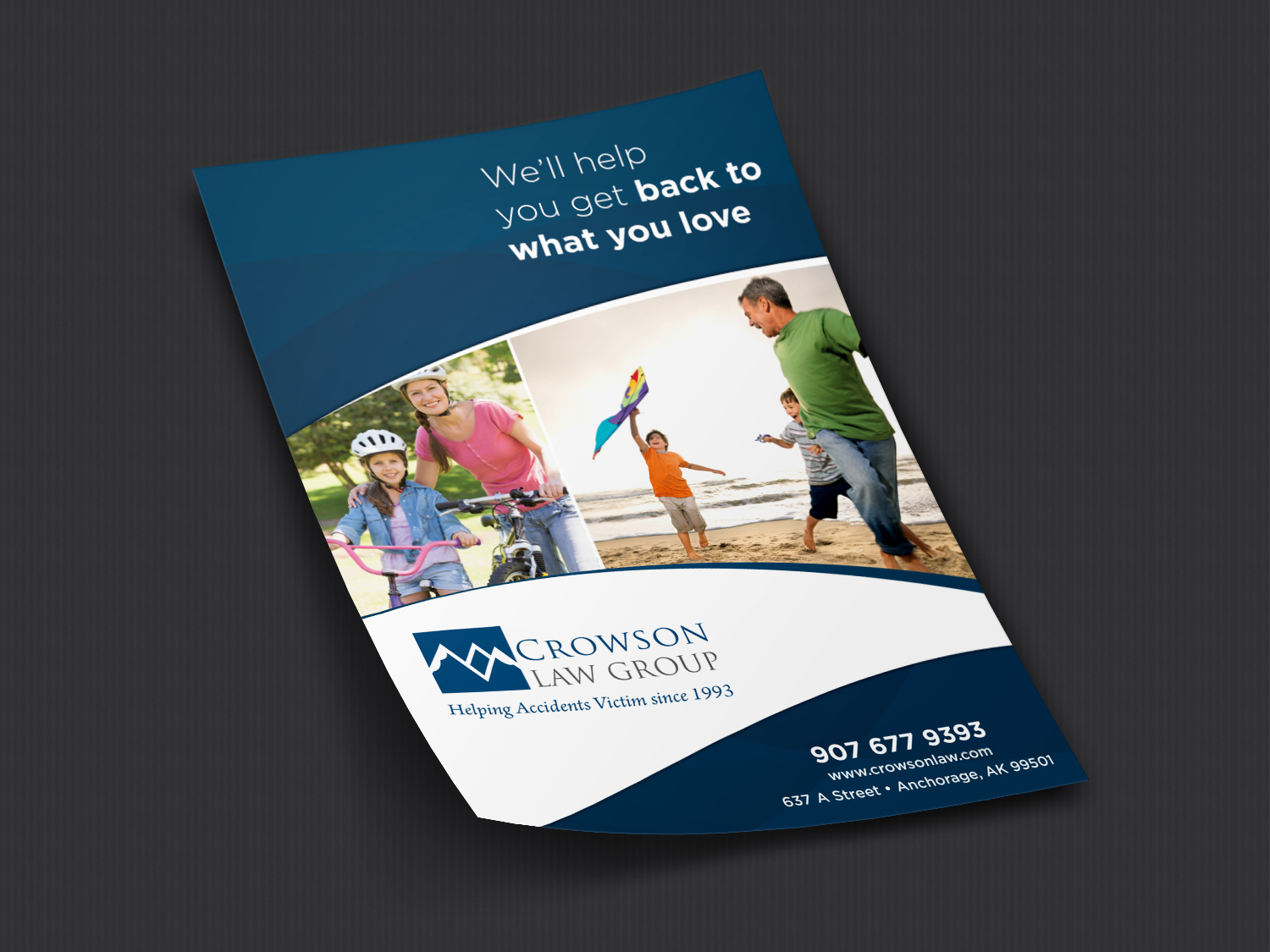 Brochure Design by pivotaldesign.biz for Crowson Law Group | Design #8414903