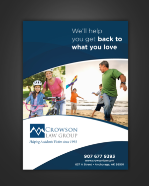 Design de Brochure par pivotaldesign.biz pour Crowson Law Group | Design : #8414904