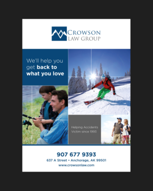 Design de Brochure par pivotaldesign.biz pour Crowson Law Group | Design : #8423665