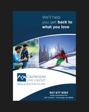 Design de Brochure par pivotaldesign.biz pour Crowson Law Group | Design : #8423667