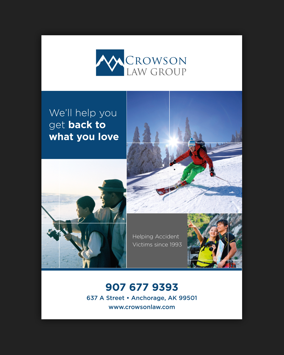 Design de Brochure par pivotaldesign.biz pour Crowson Law Group | Design : #8447798