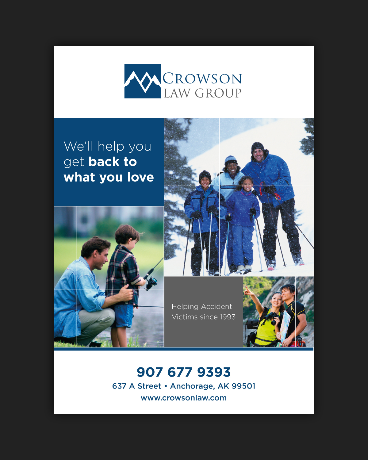 Brochure Design by pivotaldesign.biz for Crowson Law Group | Design #8447801