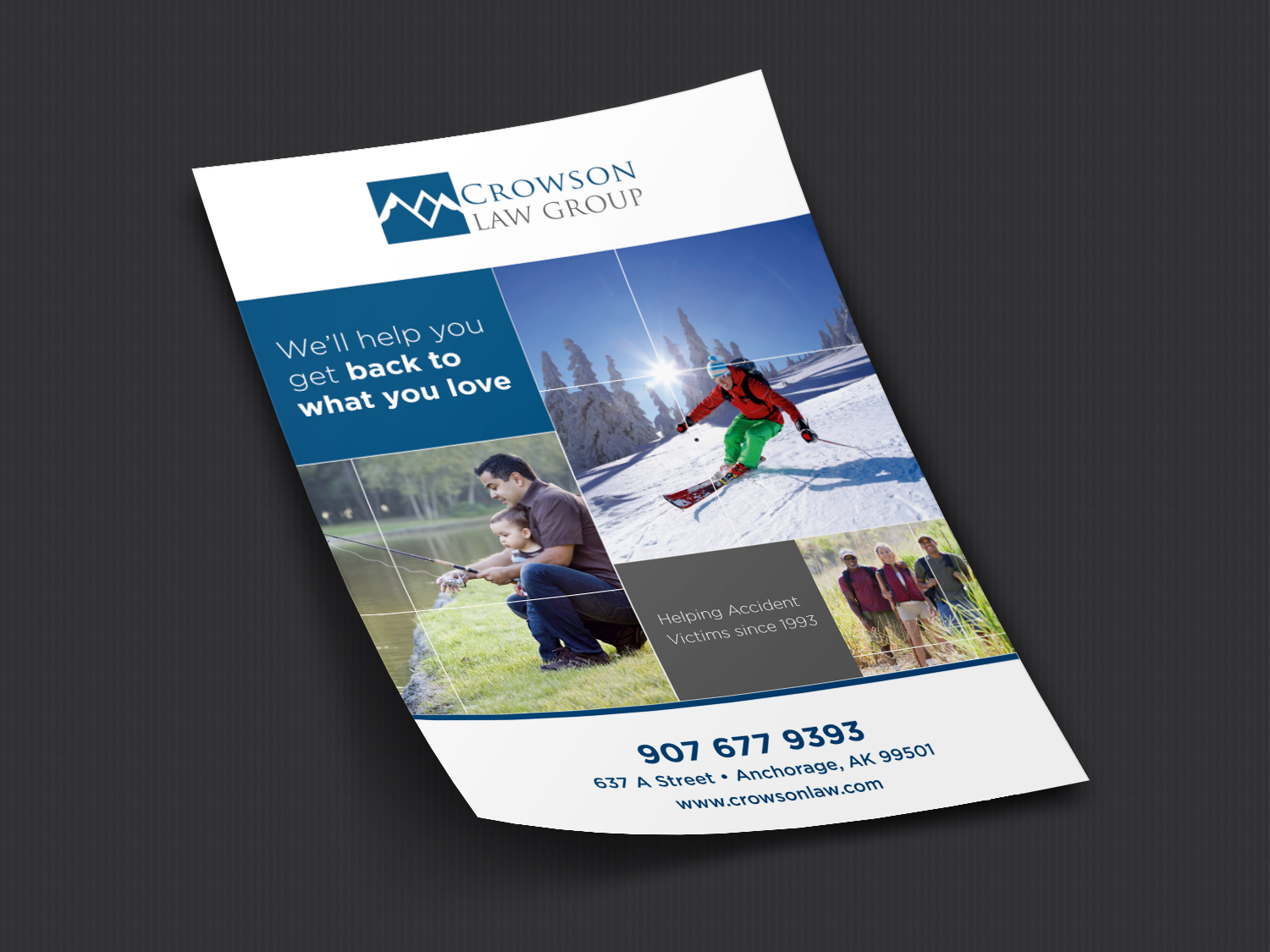 Brochure Design by pivotaldesign.biz for Crowson Law Group | Design #8447808