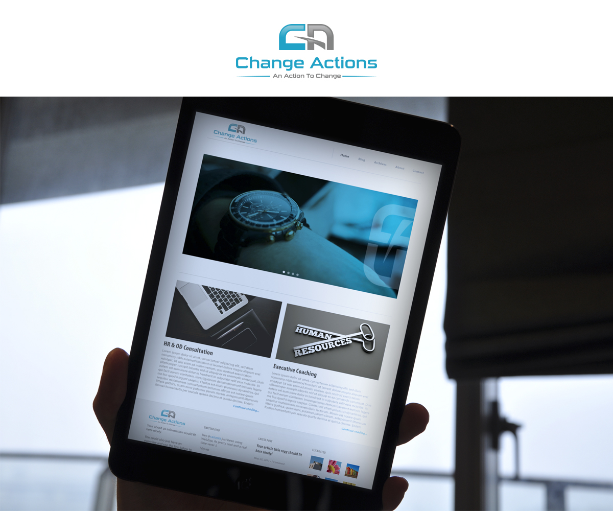 Web Design by damakyjr for Change Actions Consulting | Design #7986649