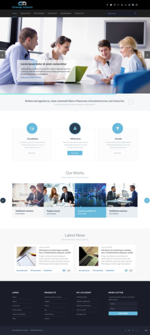 Web Design by pb for Change Actions Consulting | Design: #7898092