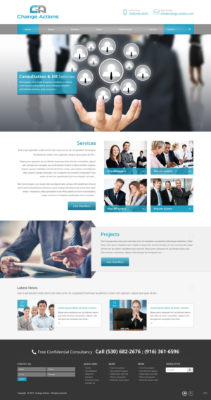 Web Design by pb for Change Actions Consulting | Design: #7898093