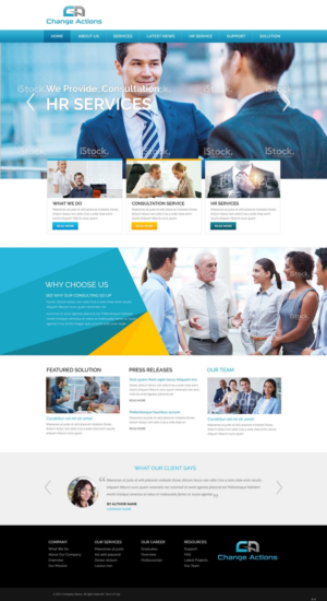Web Design by pb for Change Actions Consulting | Design: #7929378
