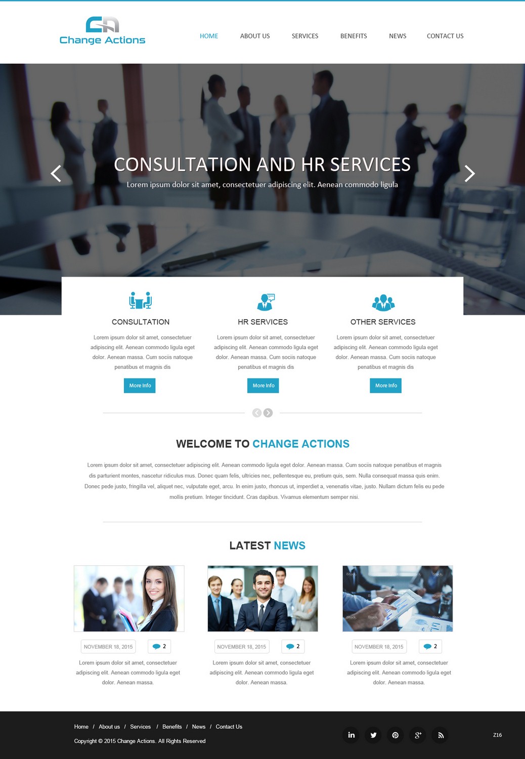 Web Design by pb for Change Actions Consulting | Design #7938749