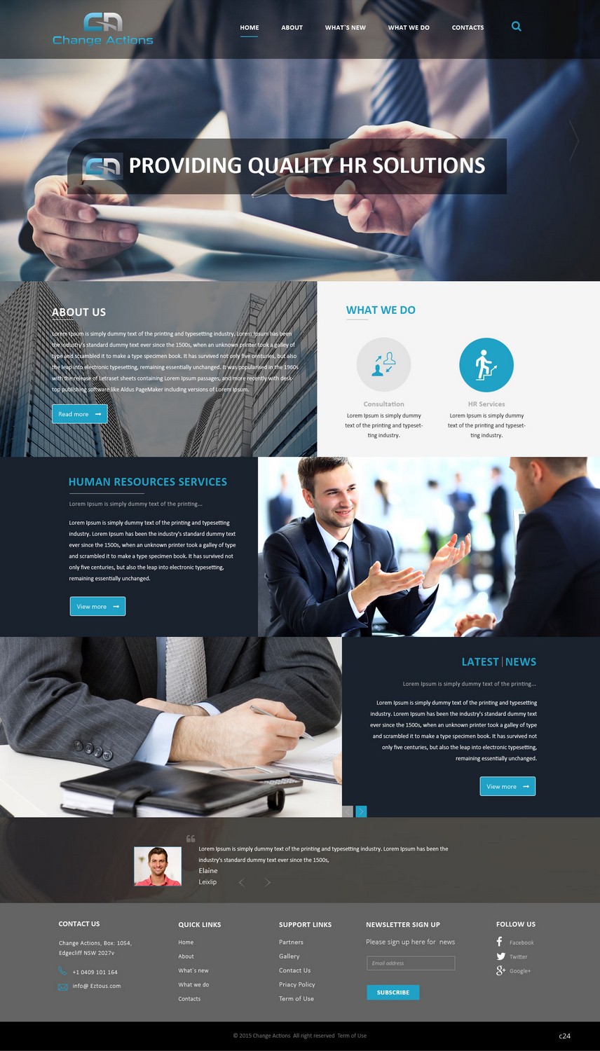 Web Design by pb for Change Actions Consulting | Design #8005523