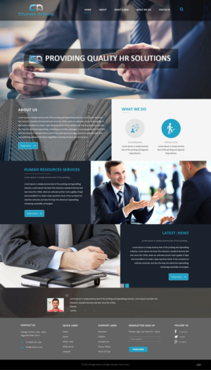 Web Design by pb for Change Actions Consulting | Design: #8005523