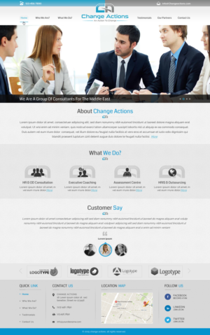 Web Design by Sbss for Change Actions Consulting | Design: #8154311