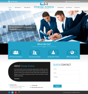 Web Design by Sbss for Change Actions Consulting | Design: #8155920