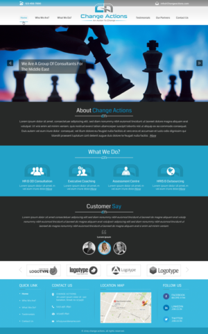 Web Design by Sbss for Change Actions Consulting | Design: #8155922