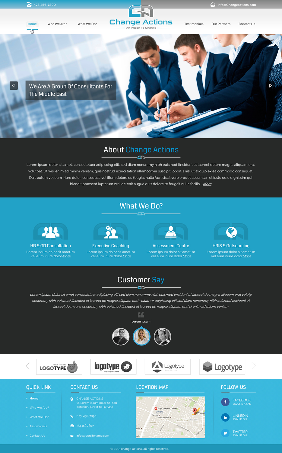 Web Design by Sbss for Change Actions Consulting | Design #8155923