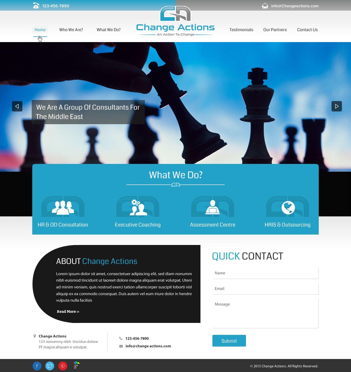 Web Design by Sbss for Change Actions Consulting | Design #8156076