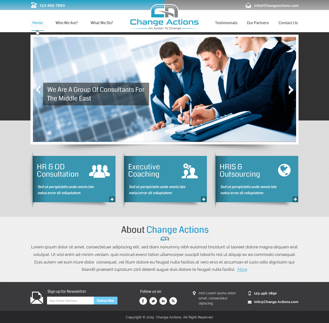 Web Design by Sbss for Change Actions Consulting | Design #8156078