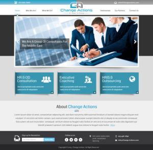 Web Design by Sbss for Change Actions Consulting | Design: #8156078