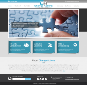 Web Design by Sbss for Change Actions Consulting | Design: #8156079