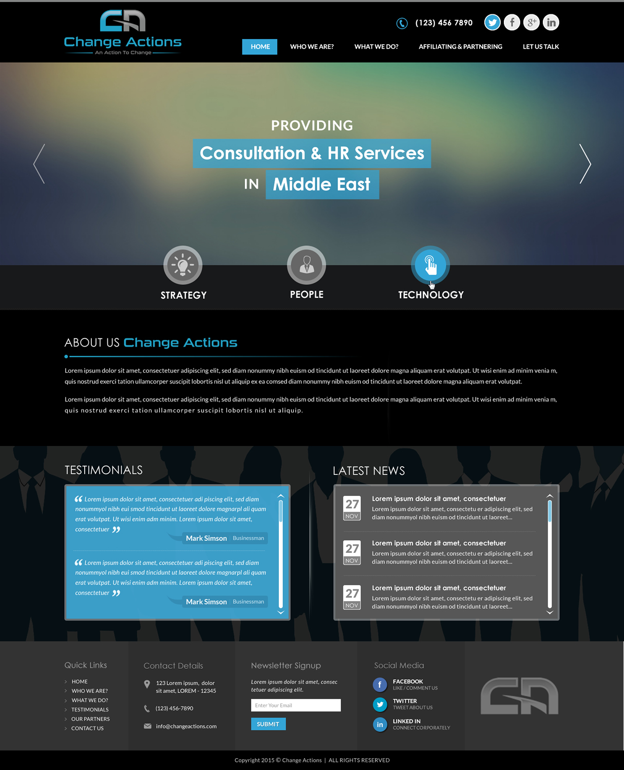 Web Design by Sbss for Change Actions Consulting | Design #8473854