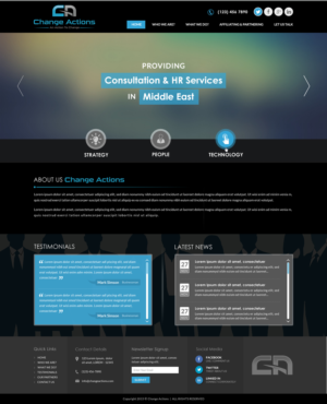 Web Design by Sbss for Change Actions Consulting | Design: #8473854