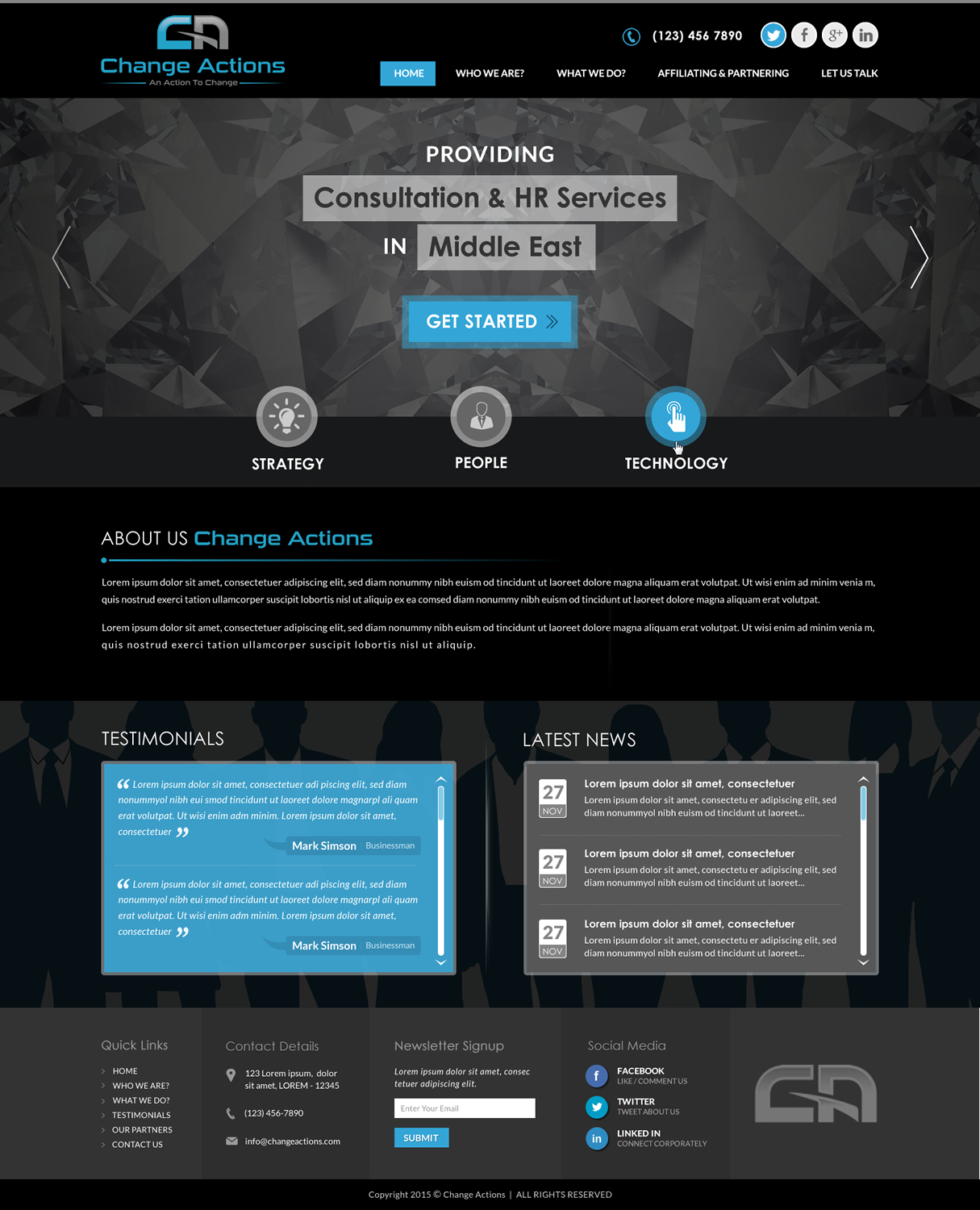 Web Design by Sbss for Change Actions Consulting | Design #8473855