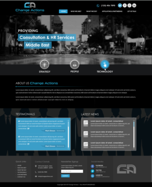 Web Design by Sbss for Change Actions Consulting | Design: #8473856