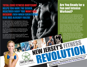 Fitness Boot Camp Brochure Design | Diseño de Brochure por DesignFive