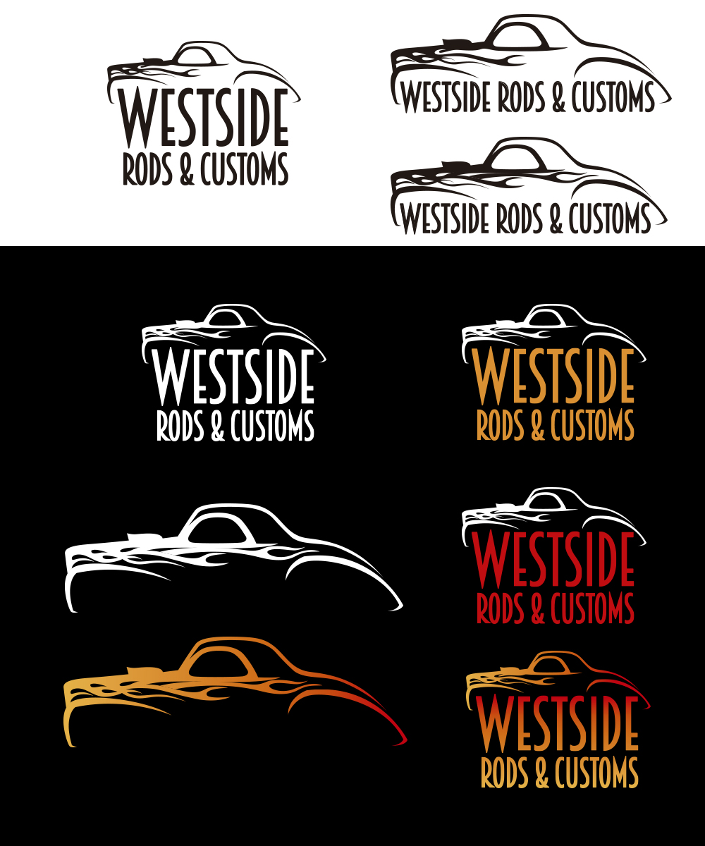 Logo Design by StudioD™ for Westside Rods and Customs | Design #7789133
