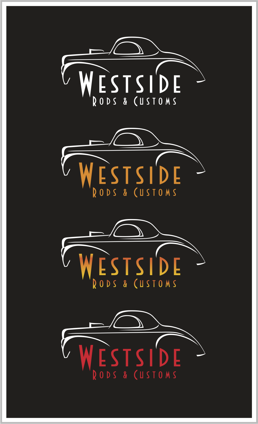 Logo Design by  Raicho for Westside Rods and Customs | Design: #7815689