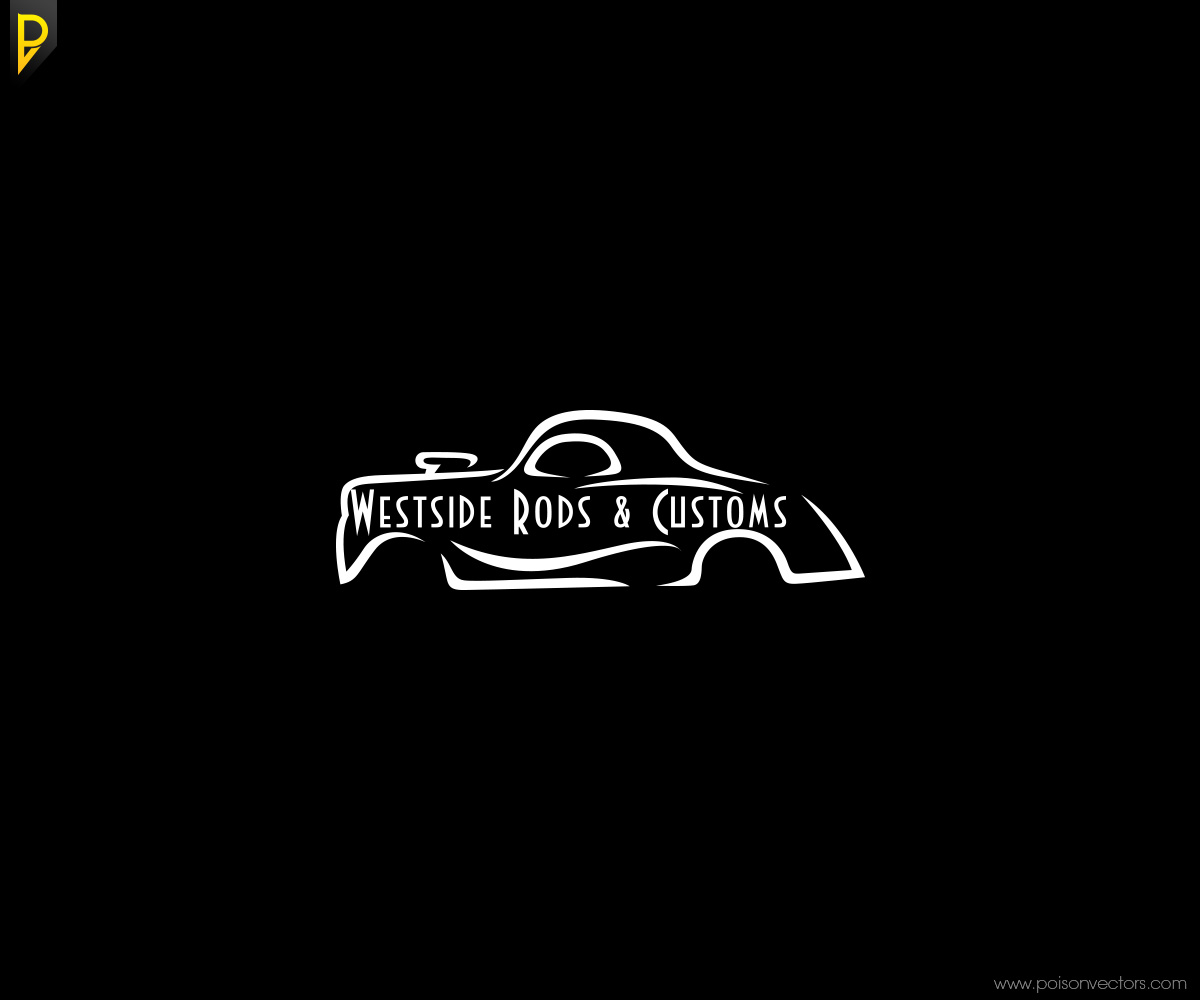 Logo Design by poisonvectors for Westside Rods and Customs | Design #7789667