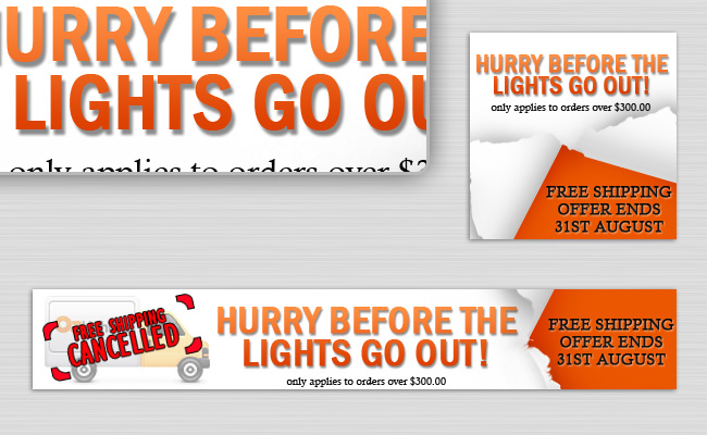 Diseño De Banner Publicitario por Shadowefex para Ozlighting.com.au | Diseño #406854