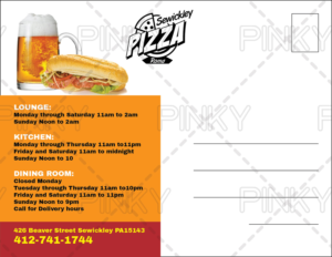 Postcard Design/Coupon | Postcard Design by Pinky 