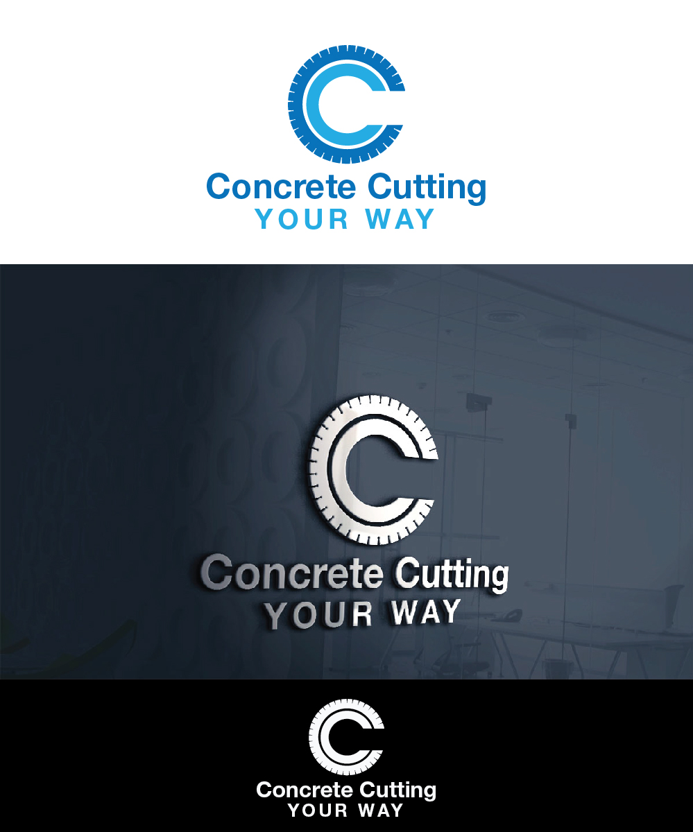 Logo Design by joliau for Concrete Cutting Your Way | Design #7829622
