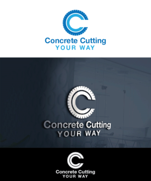 Logo Design by joliau for Concrete Cutting Your Way | Design: #7829622