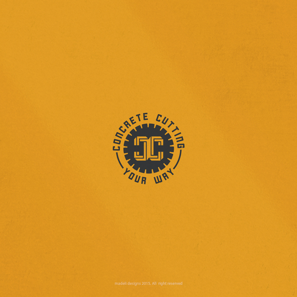 Logo Design by madeli for Concrete Cutting Your Way | Design #7833356
