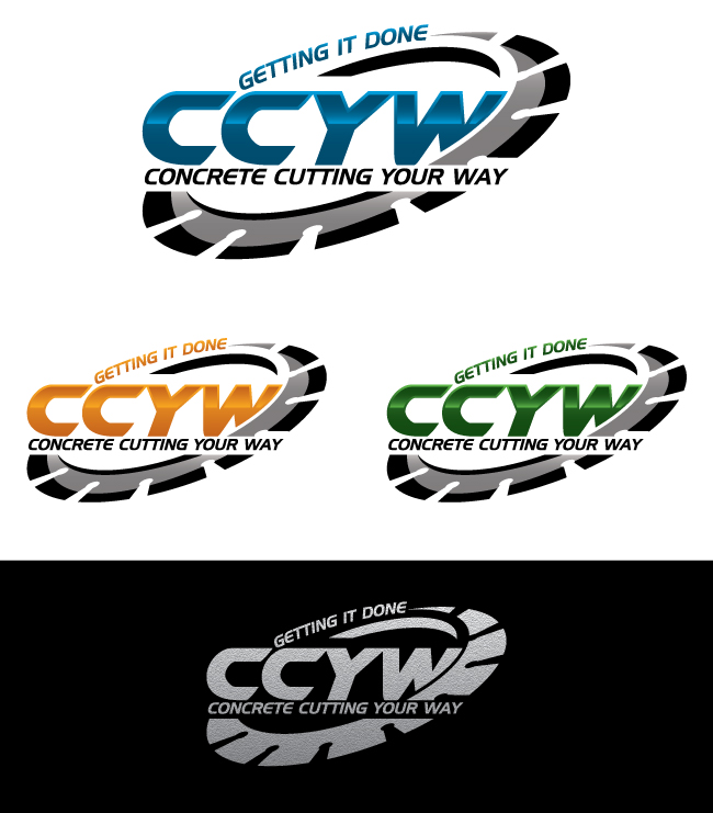 Logo Design by XZen for Concrete Cutting Your Way | Design #7857328