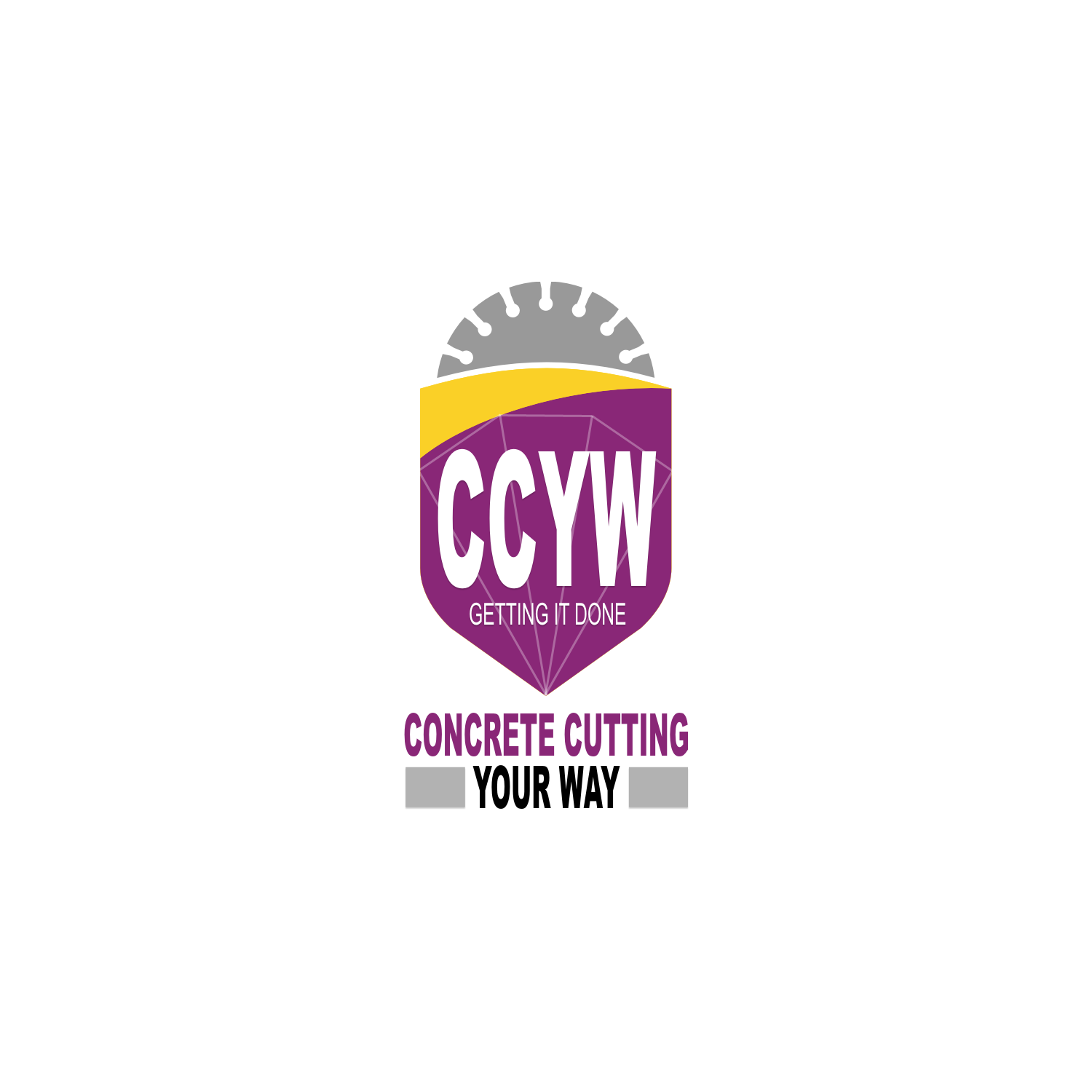 Logo Design by bedesign for Concrete Cutting Your Way | Design #7827999
