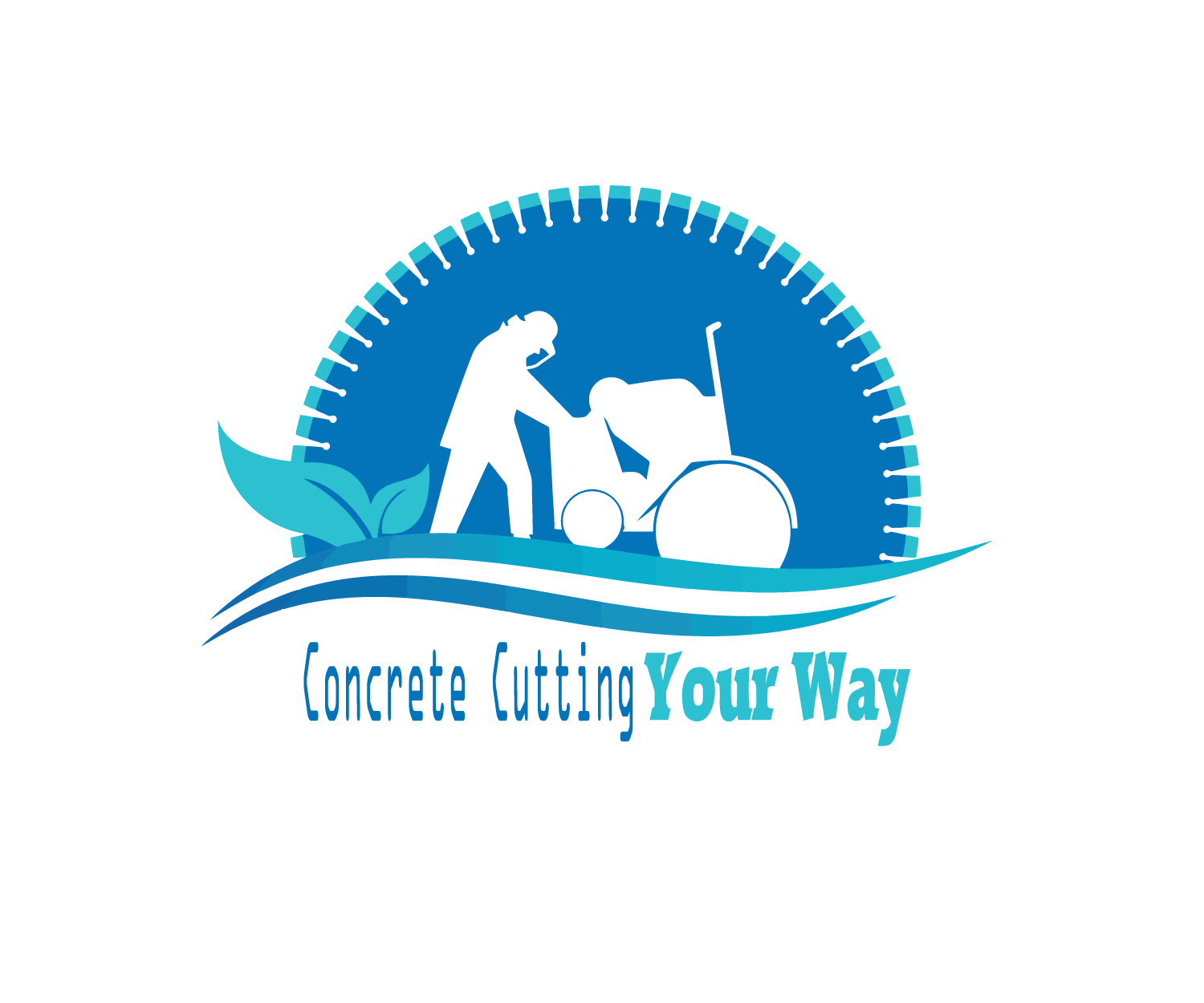 Logo Design by Design Master for Concrete Cutting Your Way | Design #7813227