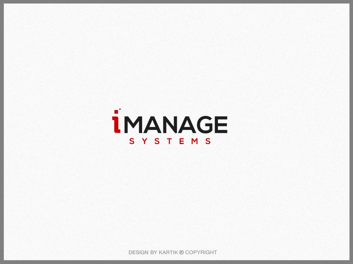 Logo Design by designstudio for I Manage Systems | Design #1966716