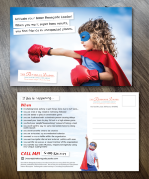 An effective double sided  Marketing Postcard Design  with a compelling call to action | Diseño de Postal por alex989
