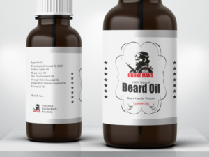Design Étiquette par Pint & Promotional Projects pour Grunt Mans Beard Co | Design : #7783813