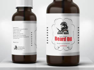 Design Étiquette par Pint & Promotional Projects pour Grunt Mans Beard Co | Design : #7784478