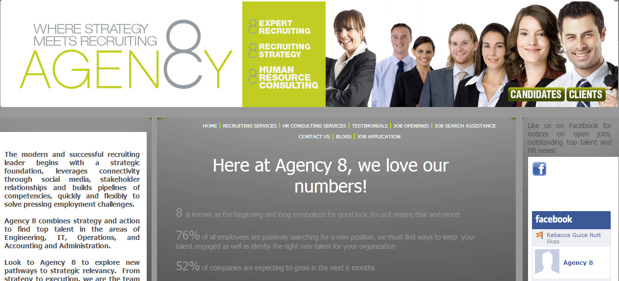 Web Design by tahir for Agency 8 | Design #1928890