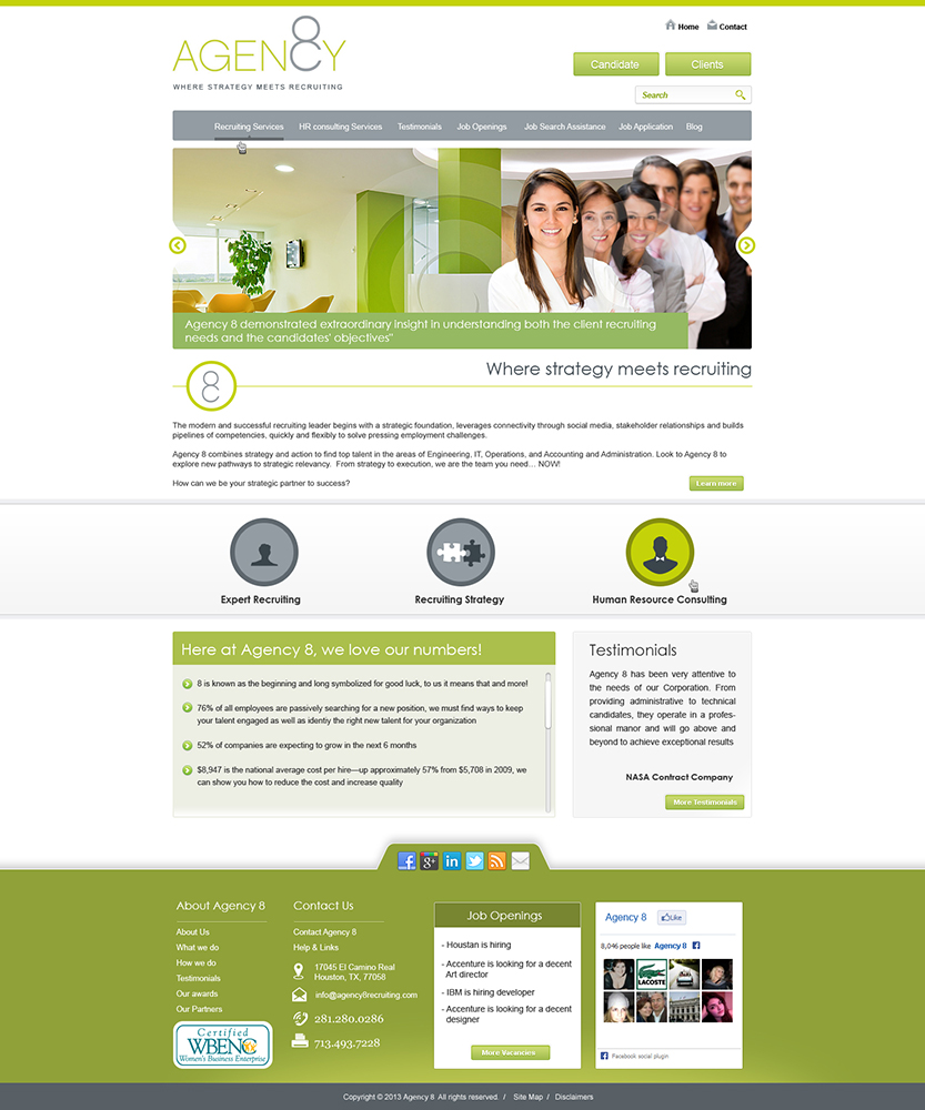 Web-Design von amberegg für Agency 8 | Design #1952671