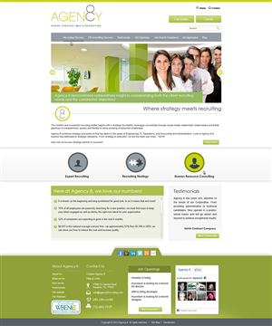 Diseño Web por amberegg para Agency 8 | Diseño: #1952671