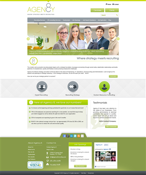 Diseño Web por amberegg para Agency 8 | Diseño: #1955270