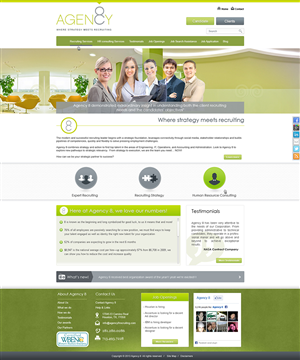 Diseño Web por amberegg para Agency 8 | Diseño: #1959985
